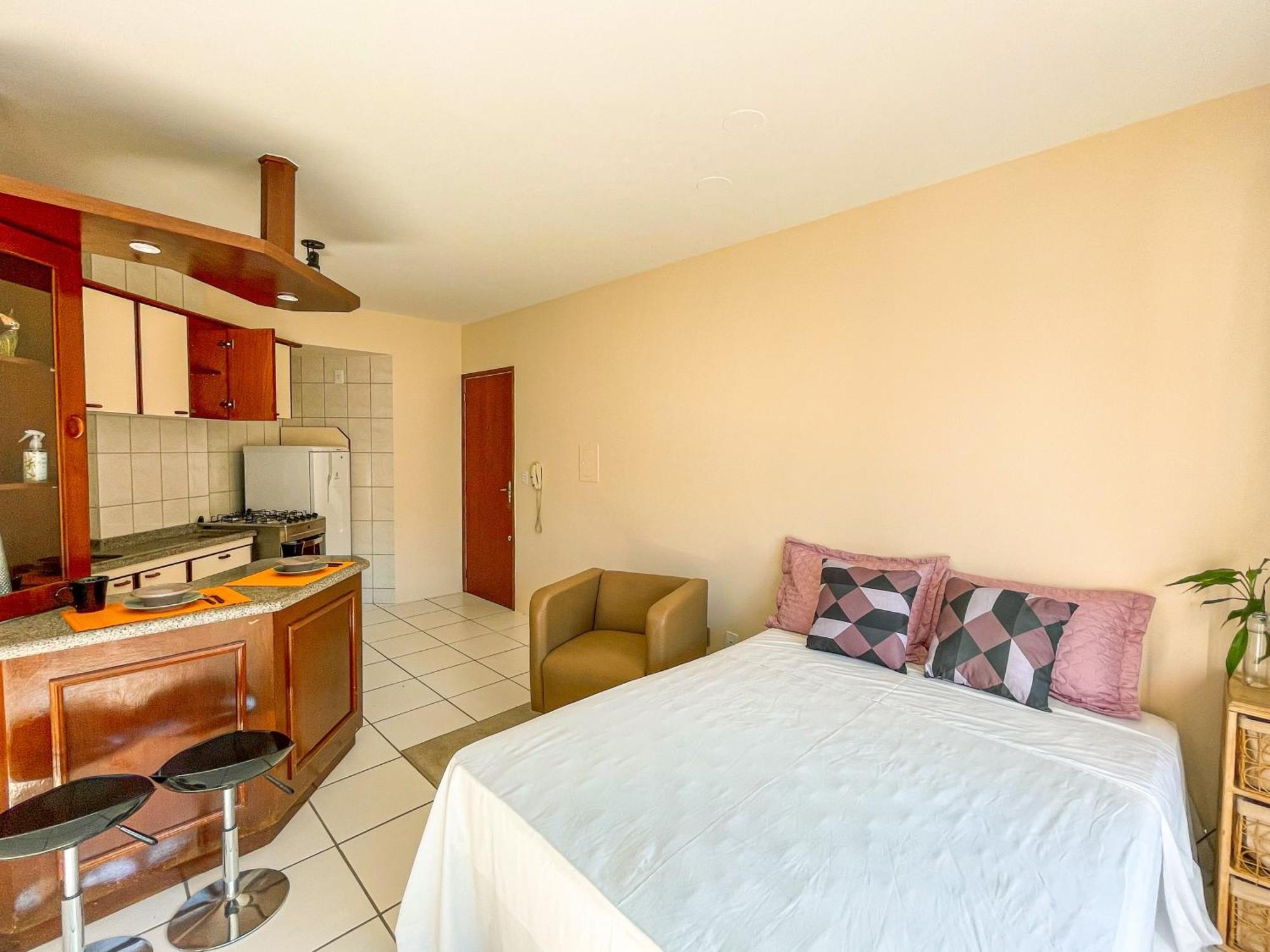 Studio No Centro: Piscina, Academia E Garagem N209 Florianópolis Zewnętrze zdjęcie